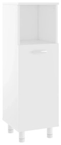 Armadio da bagno bianco 30x30x95 cm in legno multistrato