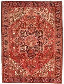 Heriz Tappeto 260 x 350 Rosso (Iran) Annodato A Mano
