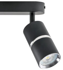 Faretto BAMBOO 2xGU10/10W/230V nero