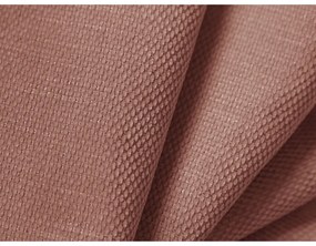 Letto matrimoniale imbottito rosa chiaro con contenitore con griglia 140x200 cm Brody - Mazzini Beds