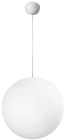 Linea Light -  Oh! sospensione S  - Lampadario per interni, con diffusore di forma sferica. Illuminazione a risparmio energetico.