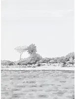 Isidore Leroy Carta da parati panoramica Rivage Gris - Panel 3