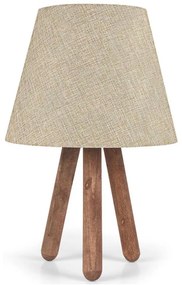 Lampada da tavolo AYD 1xE27/60W/230V beige/marrone