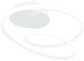 Plafoniera LED MALENA Ø 45 cm bianco IP20 bianco naturale