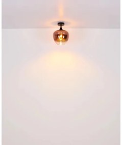 Globo 15548DG - Plafoniera MAXY 1xE27/40W/230V rame