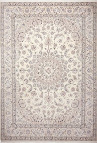 Nain Tappeto persiano 360 x 250 Beige (Iran) Annodato A Mano