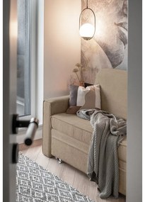 Divano letto beige 168 cm Lucky Lucy - Miuform