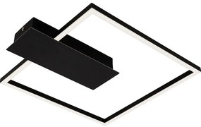 Plafoniera LED Nico nero IP20, 1400 lumen