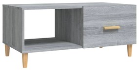 Tavolino salotto grigio sonoma 89,5x50x40 cm legno multistrato