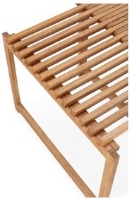 Tavolino da salotto di colore naturale in rovere massiccio 60x70 cm Unai – MOME