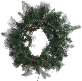 Ghirlanda natalizia LED ⌀ 55 cm WHITEHORN Beliani