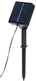 Aigostar - Catena LED solare 100xLED/12m IP65 bianco caldo ivy