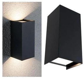 Paulmann 94325 - 2xLED 6,5W IP44 Lampada da parete esterna FLAME 230V