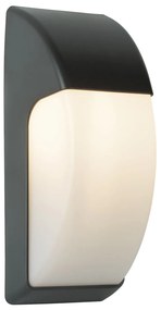 Applique Contemporanea Costiero Policarbonato Grigio Bianco 1 Luce E27