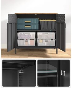 Armadietto FIRA nero/marrone