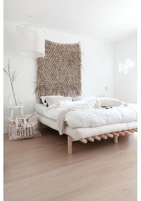 Letto matrimoniale in legno di pino con griglia 140x200 cm Pace - Karup Design