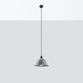 Lampada a Sospensione in Cemento PABLITO E27 Grigia