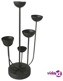 Lesli Living Portacandele Mira 45,5 cm Nero
