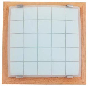 Plafoniera/Applique GEOMETRICA 1xE27/60W/230V 30x30 cm