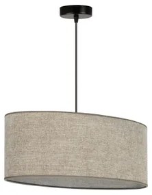 Duolla - Lampadario a sospensione con filo OVAL 1xE27/15W/230V marrone