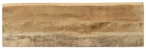 Tavolo consolle bordi vivi 105x33x76 cm legno massello di mango