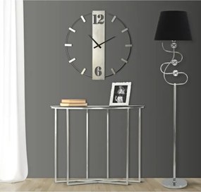 Orologio da muro in metallo stile industrial 61X4,5X63 cm modello Silvery