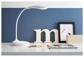 Lampada da tavolo bianca con porta USB Swan - Markslöjd