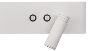 Faretto da parete a LED RESORT LED/10W/230V + LED/3W, bianco, lato destro