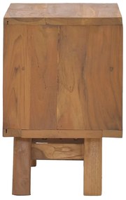 Comodino 40x30x45 cm in legno massello di teak