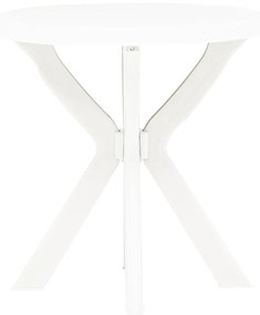 Tavolo da bistrot bianco Ø70 cm in plastica