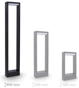 Brilagi-Lampada LED da esterno BARI LED/7W/230V 3000/4000/6000K antracite IP54 80 cm