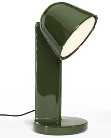 Flos ceramique down f1634039 lampada led da tavolo h.49 cm 8w in ceramica verde muschio