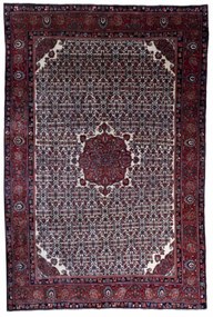 Bidjar Tappeto 350x230 Beige (Iran) Annodato A Mano