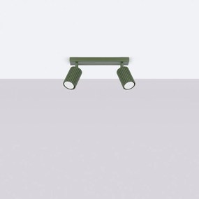 Plafoniera da Soffitto 2xGU10 in Alluminio KARBON 2