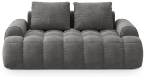 Divano grigio con rivestimento in velluto 175 cm Linz – Cosmopolitan Design