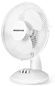 Ventilatore da tavolo 27cm 20W colore bianco Aigostar