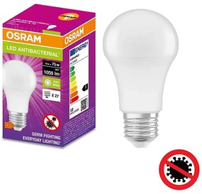 Lampadina LED Antibatterica A75 E27/10W/230V 4000K - Osram