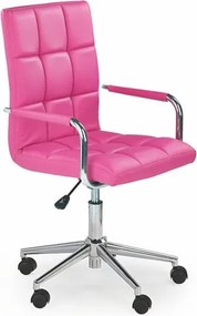 Sedia da ufficio Gonzo2 in rosa - H 98-110 cm