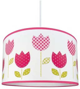 Lampadario a sospensione per bambini TULIPS 1xE27/60W/230V
