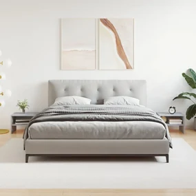 Comodini grigio sonoma 2 pz 40x30x30 cm in legno multistrato