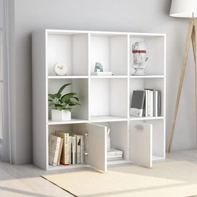 Libreria bianca 98x30x98 cm in truciolato