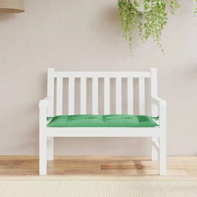 Cuscino Per Panca Verde 110x50x7 Cm İn Tessuto Oxford /
