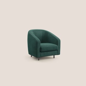 Pandora Poltroncina in morbido tessuto bouclé impermeabile T07 verde