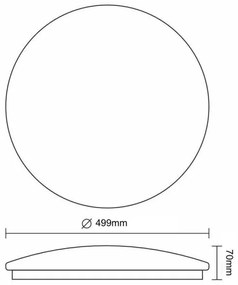 Plafoniera LED OPAL LED/48W/230V 3000-6500K + telecomando