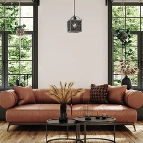 Rabalux 72217 - Lampadario a sospensione con filo SAMILO 1xE27/40W/230V nero