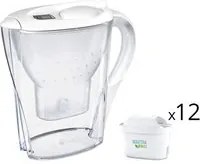 Caraffa filtrante 2,4 L Marella Brita con 12 filtri Maxtra Pro All in 1