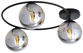 Plafoniera SOPRA 3xE14/10W/230V nero