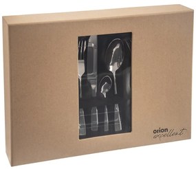 Posate argentate in acciaio inox 24 pz Mirror – Orion