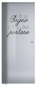 Anta per porta scorrevole Sogno in vetro trasparente L 88 x H 215 cm