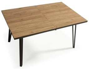 Tavolo da pranzo con piano in rovere 90x140 cm Cleo - Marckeric